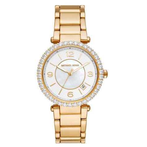 Michael Kors parker gold tone